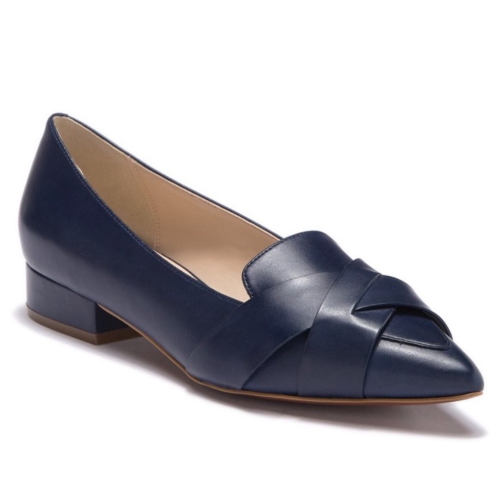 Cole Haan - Camila Skimmer Flat - Navy Blue Leather - Size 6 - EUC - W15158